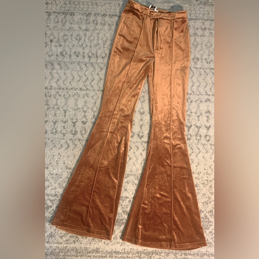 Princess Polly Velvet Flare Pants